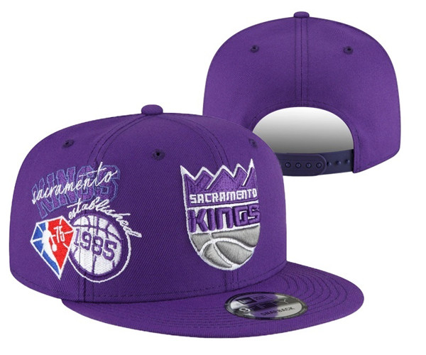 Sacramento Kings Stitched Snapback 75th Anniversary Hats 003 Sacramento Kings Stitched Snapback 75th Anniversary Hats 003